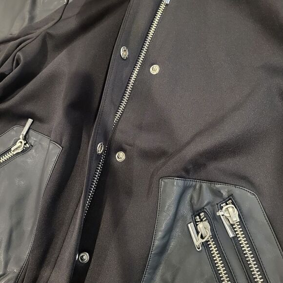 Kill City Bomber Jacket Small Black Fully Lined - Picture 8 of 10